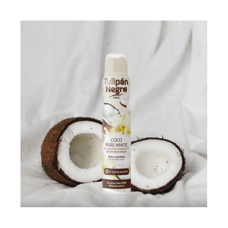 déodorant spray TULIPAN coco pure white