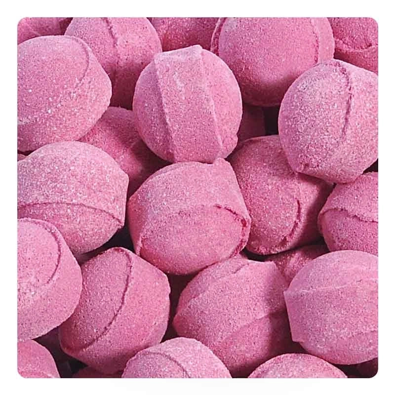 Mini-billes effervescentes bicolores parfum "FRAMBOISE"