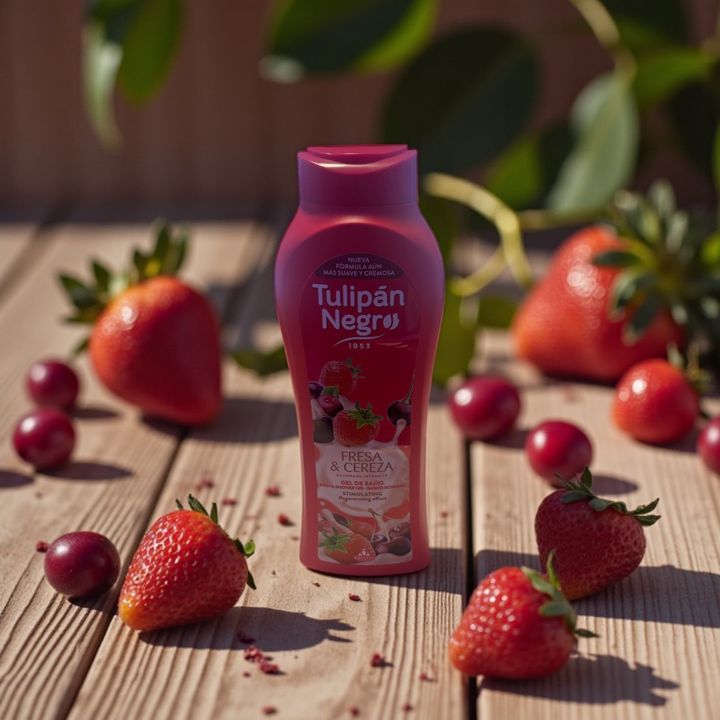 GEL DOUCHE TULIPAN fraise et cerise