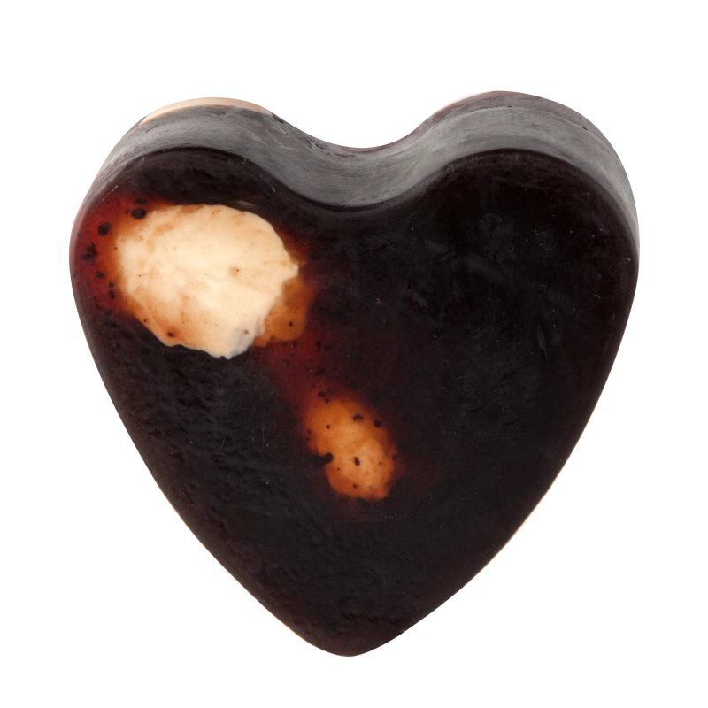 Savon coeur Chocolat