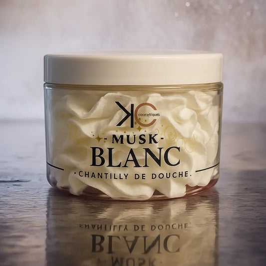 chantilly de douche Musk blanc