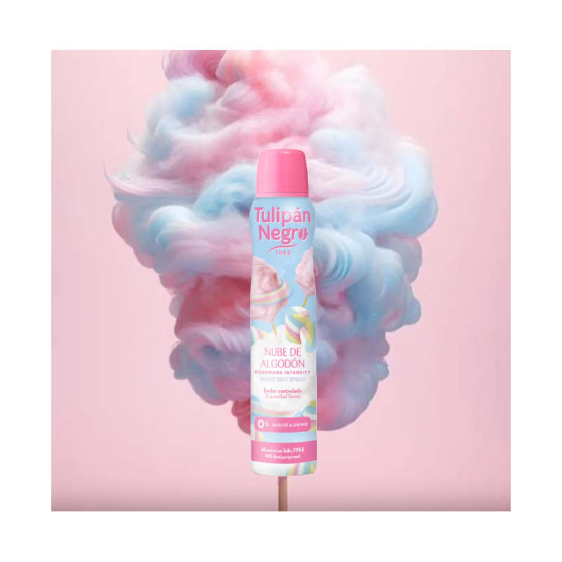 déodorant spray TULIPAN barbe a papa