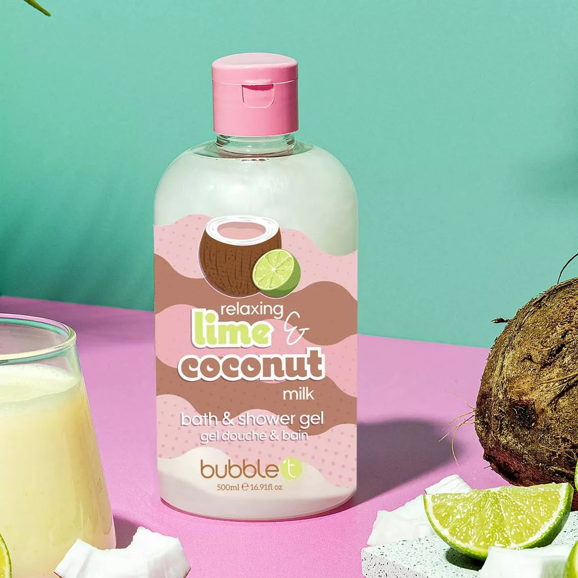 gel douche smoothies citron vert noix de coco (500ml)