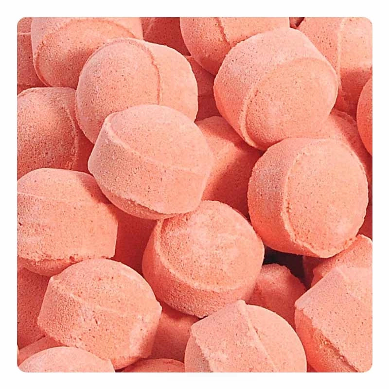 Mini-billes effervescentes bicolores parfum "MANGUE"