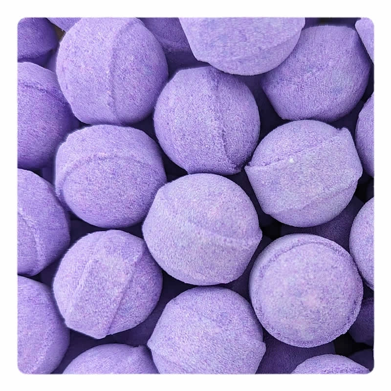 Mini-billes effervescentes bicolores parfum "FRUIT DE LA PASSION"