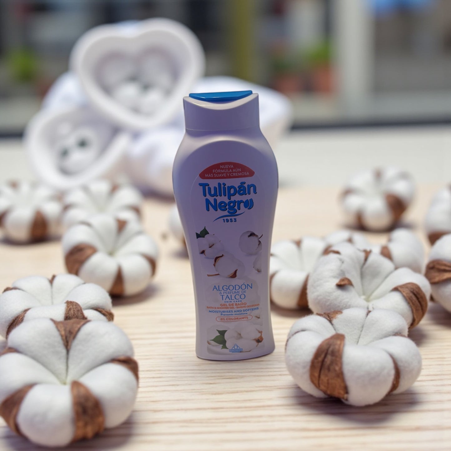 GEL DOUCHE TULIPAN coton et talque