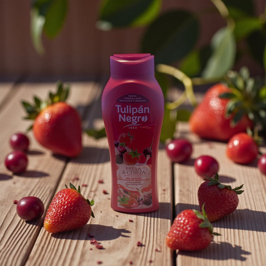 GEL DOUCHE TULIPAN fraise et cerise