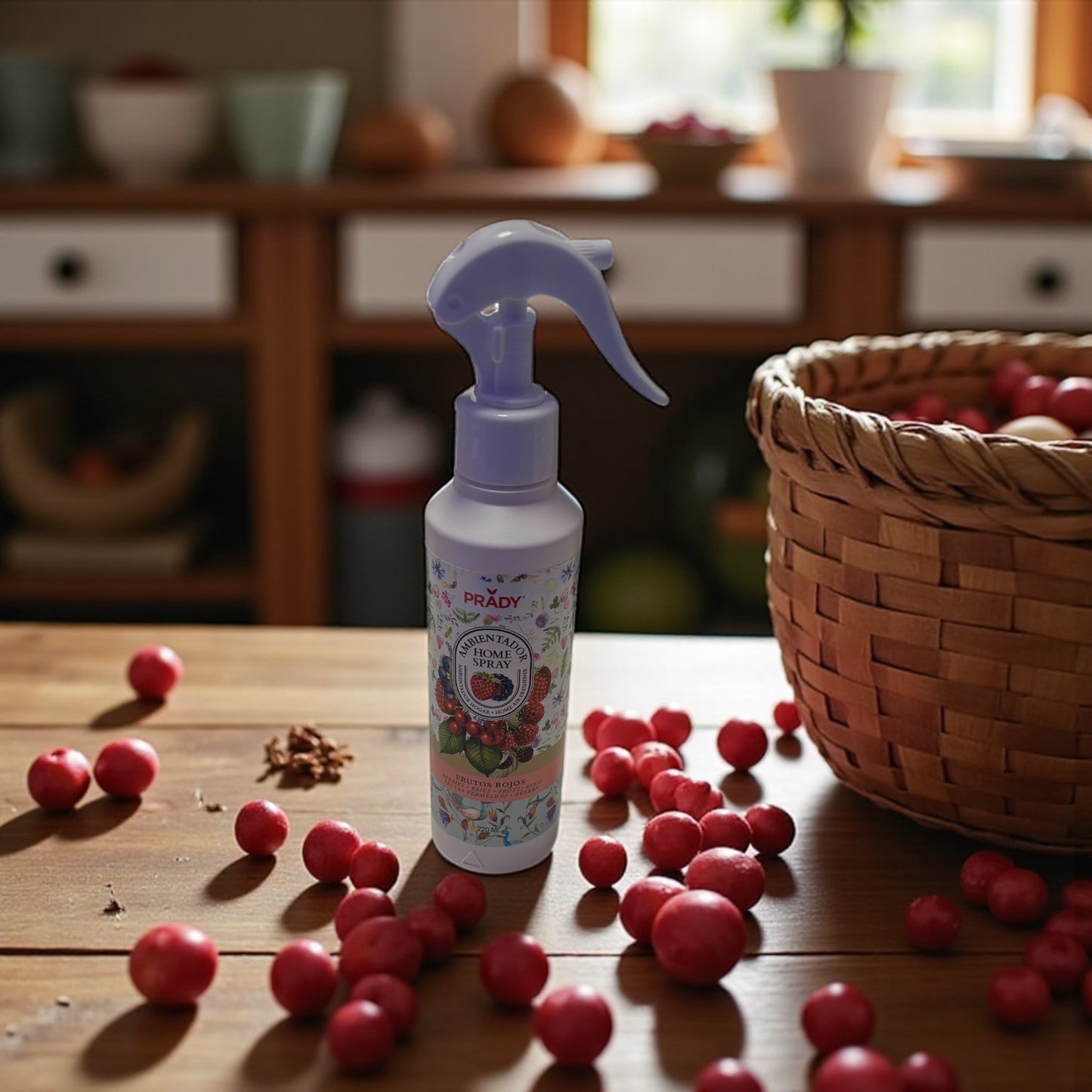 spray ambiance fruit rouge